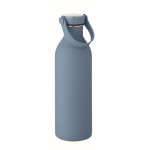 Obrázek Jednostěnná láhev 500ml s pogum.povrch.,petrolejová