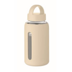 Obrázek Béžová borosilikátová láhev 600ml, silikon.obal