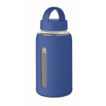 Obrázek Kr. modrá borosilikátová láhev 600ml, silikon.obal