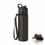 Obrázek Černá silikonová sportovní láhev 500ml