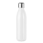 Obrázek Skleněná láhev na pití 650 ml, bílá