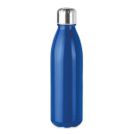 Obrázek Skleněná láhev na pití 650 ml, modrá