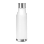 Obrázek Bílá láhev z RPET, pogumovaná úprava, 600ml