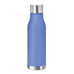 Obrázek Král. modrá láhev z RPET, pogumovaná úprava, 600ml