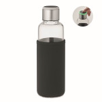 Obrázek Skleněná láhev 0,5l v černém obalu, pitný režim