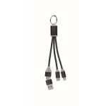 Obrázek Černý nabíjecí kabel 4v1, typ C