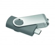 Obrázek USB flash disk Twister 3.0, typ-C 16GB šedý