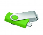 Obrázek USB flash disk Twister 3.0, typ-C 16GB limet.zelený