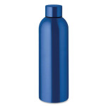 Obrázek Jednostěnná láhev 750ml z recykl. nerez, modrá