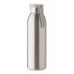 Obrázek Stříbrná mat jednostěnná nerezová láhev 650 ml