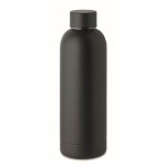 Obrázek Dvoustěnná recykl. nerez láhev 0,5l, černá