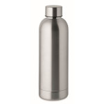 Obrázek Dvoustěnná recykl. nerez láhev 0,5l, stříbrná