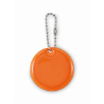 Obrázek Kulatá reflexní klíčenka, neon. oranžová