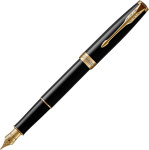 Obrázek PARKER Sonnet Black GT, plnicí pero, hrot F