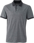 Obrázek Černá polokošile HEATHER MELANGE 170 L