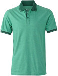 Obrázek Zelená polokošile HEATHER MELANGE 170 XL