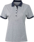 Obrázek Šedá dámská polokošile HEATHER MELANGE 170 XL