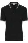 Obrázek Pán. černá polokošile BLACK 210, šedý proužek S