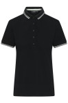 Obrázek Dám. černá polokošile BLACK 210, šedý proužek XS