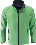 Obrázek SOFTSHELL zelená bunda PERFECTA 280 XXL