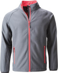 Obrázek SOFTSHELL antracitová bunda PERFECTA 280 XL