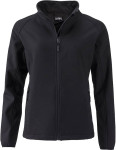 Obrázek SOFTSHELL dámská černá bunda PERFECTA 280 XXL