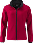 Obrázek SOFTSHELL dámská červená bunda PERFECTA 280 XL
