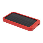 Obrázek Powerbanka 4000 mAh z ABS se solární nab., červená