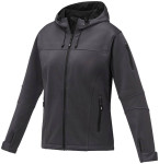 Obrázek Dámská SOFTSHELL bunda Match ELEVATE tmav.šedá XL  
