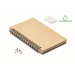 Obrázek Zápisník A5 GROWBOOK™ se semeny břízy, přírodní
