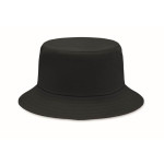 Obrázek Černý klobouček z broušené bavlny 260g