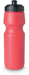 Obrázek Červená sportovní láhev z pevného plastu, 700 ml