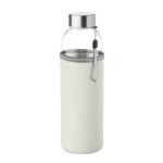 Obrázek Skleněná láhev 0,5l v bílém neopren. pouzdru