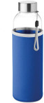 Obrázek Skleněná láhev 0,5l v modrém neopren. pouzdru