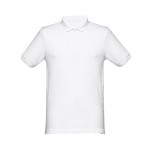 Obrázek  Pánské polo triko s krátkým rukávem z mykané bavlny L - bílá