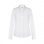 Obrázek  Dámská popelínová košile s dlouhým rukávem. Bílá barva XL - bílá