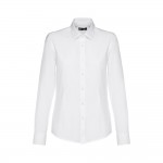 Obrázek  Dámská oxfordská košile s dlouhým rukávem. Bílá barva XL - bílá