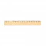 Obrázek Pravítko z borovicového dřeva se stupnicí 20 cm - světlá přírodní