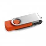 Obrázek  8 GB USB flash disk s kovovým klipem - oranžová