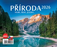 Obrázek Stolní kalendář Příroda, hory, řeky, jezera…