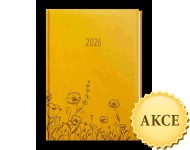 Obrázek Týdenní diář Vivella s ražbou - B6 - Louka