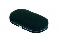 Obrázek Černá šestidílná manikúra v oválném pouzdře z PVC