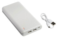 Obrázek Bílá velkokapacitní Power banka 20 000 mAh