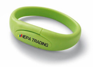 Obrázek USB flash disk, zelený náramek 4GB