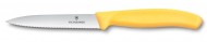 Obrázek Žlutý pastel.nůž na zeleninu VICTORINOX,vlnky 10cm