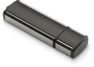 Obrázek Lineaflash černo-stříbrný USB disk s uzávěrem 8GB