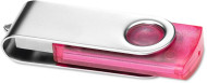 Obrázek Twister Transtech růžovo-stříbrný USB disk 64GB