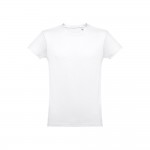 Obrázek  Pánské tričko z tubulární bavlny. Bílá barva M - bílá