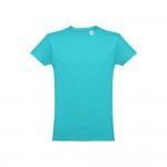 Obrázek  Pánské tričko tubulárního bavlněného formátu L - tyrkysová