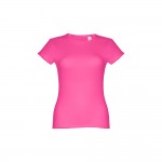 Obrázek  Dámské bavlněné tričko s páskem XL - růžová